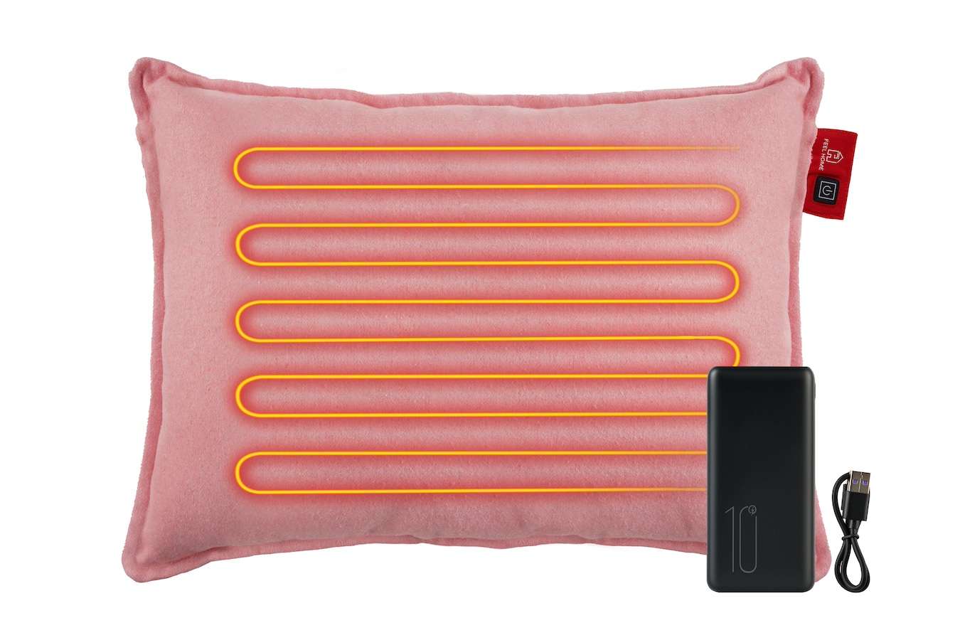 Feel Home - Verwarmend Kussen met Power bank