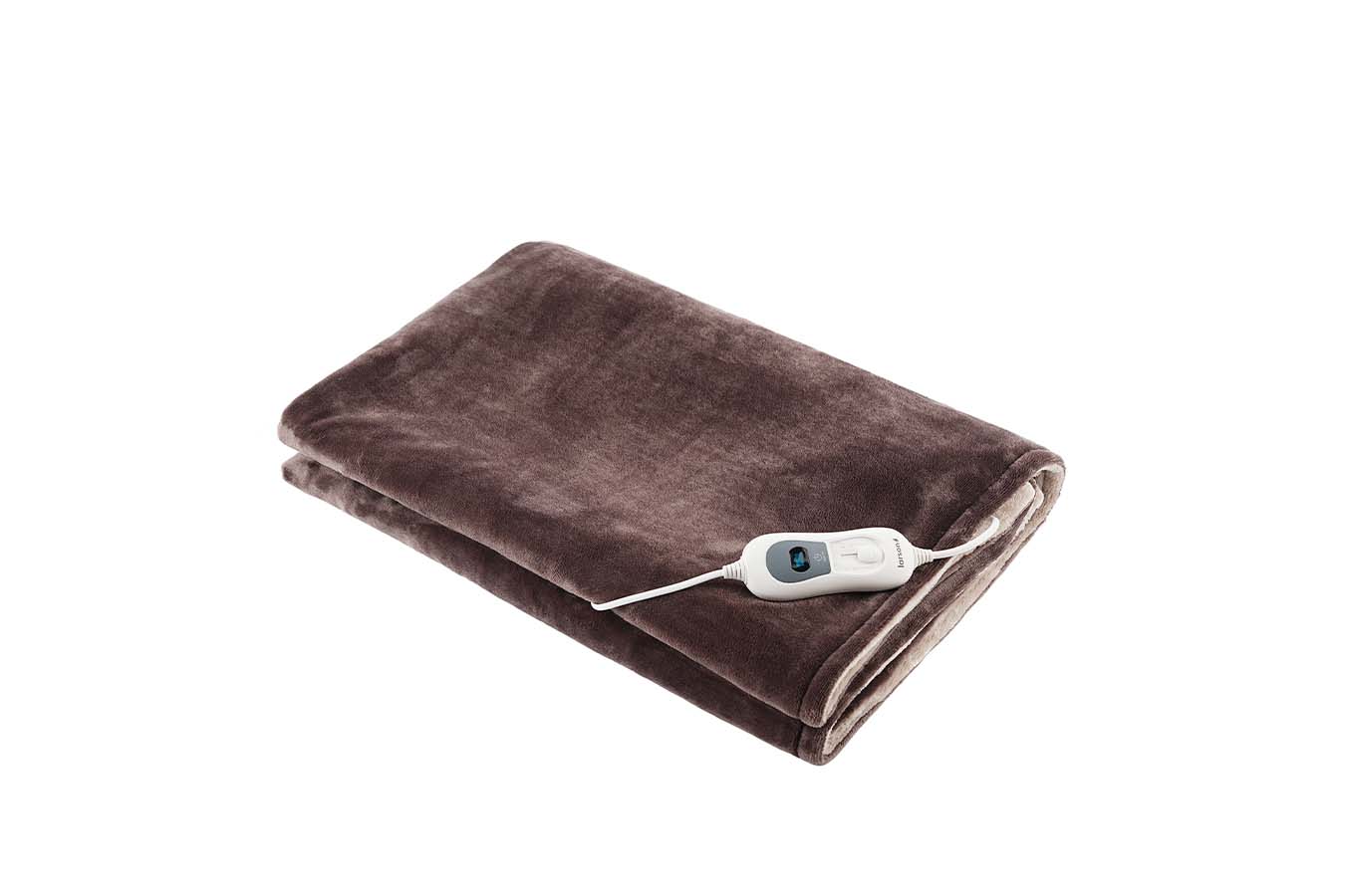 Larson - Elektrisch fleece deken - 160x120 cm - Bruin