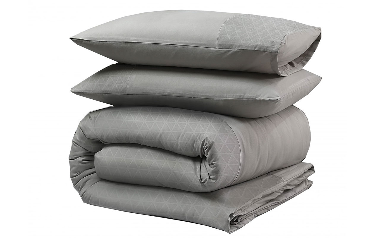 Sleeptime Embossed Monte Negro Sand Dekbedovertrek – 240x200/220 cm