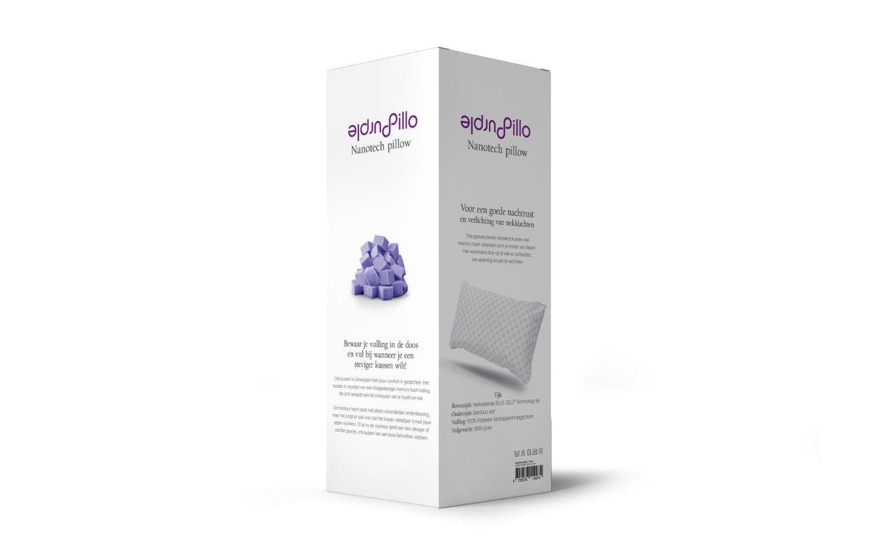 Nanotech kussen paars 50 x 70 cm