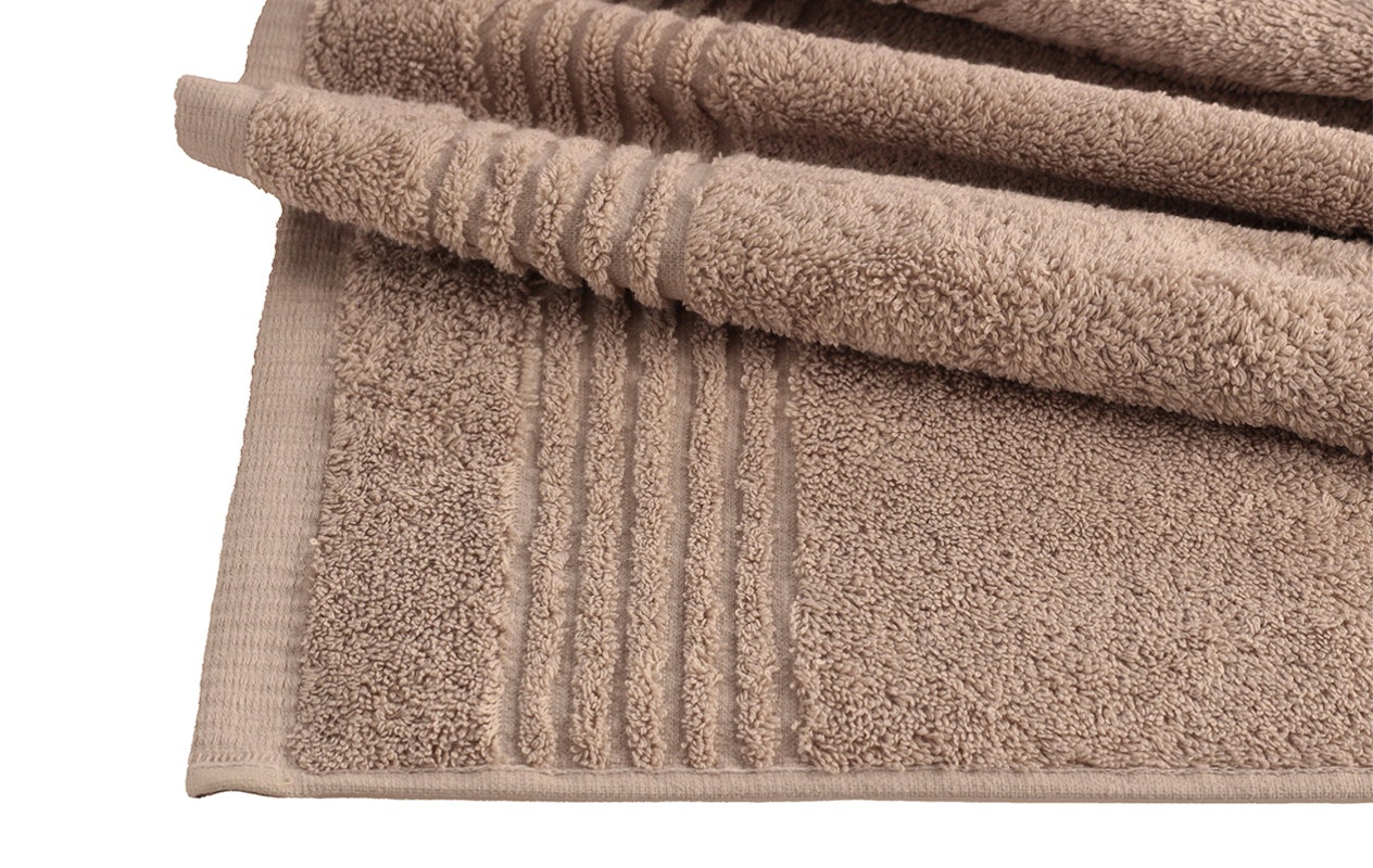 Handdoek set (2 stuks) 50x100cm taupe ten cate 100% katoen, 440gsm Handdoek set (2 stuks) 50x100cm taupe ten cate 100% katoen, 440gsm