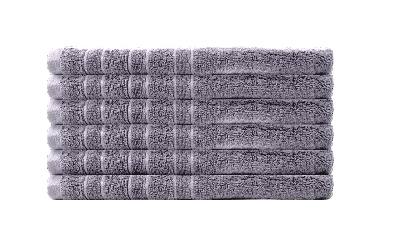 Pure4u 6 stuks luxe hotel handdoek 50x100cm