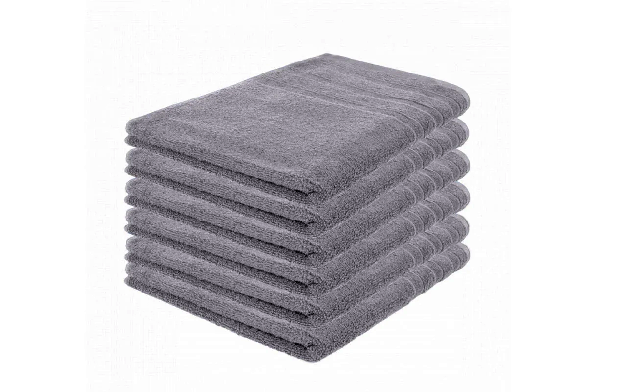 Pure4u 6 stuks luxe hotel handdoek 50x100cm