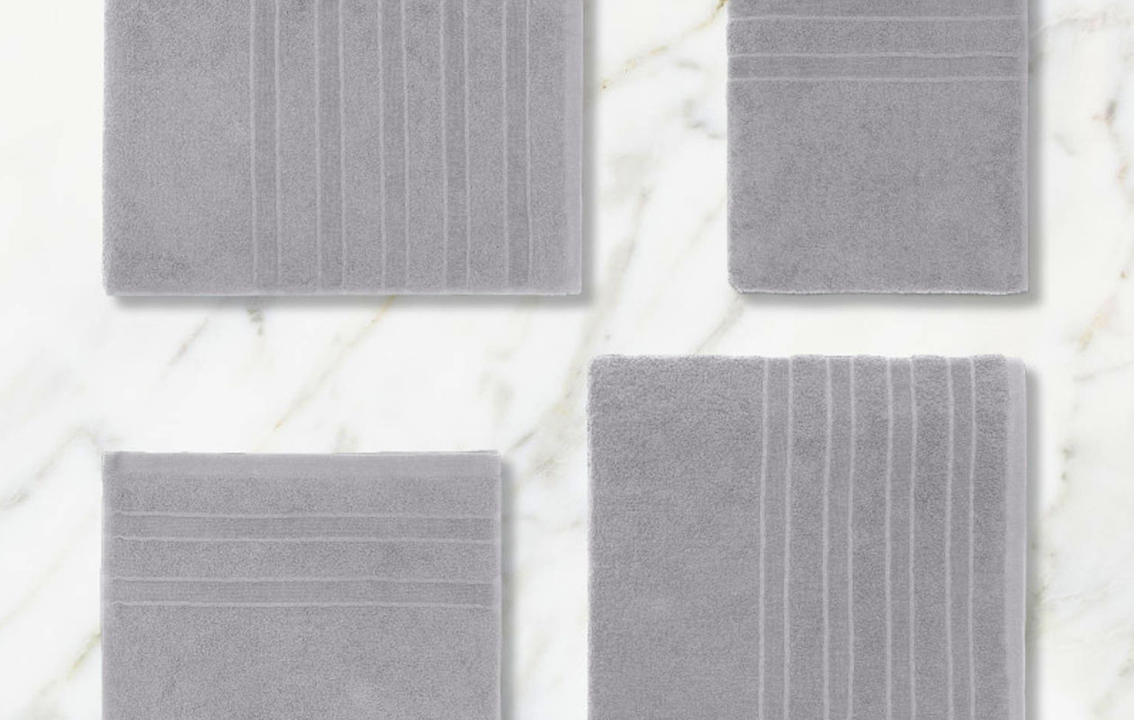 Pure4u  Luxe Hotel Handdoek - Grijs - 6 stuks - 50x100cm - 550