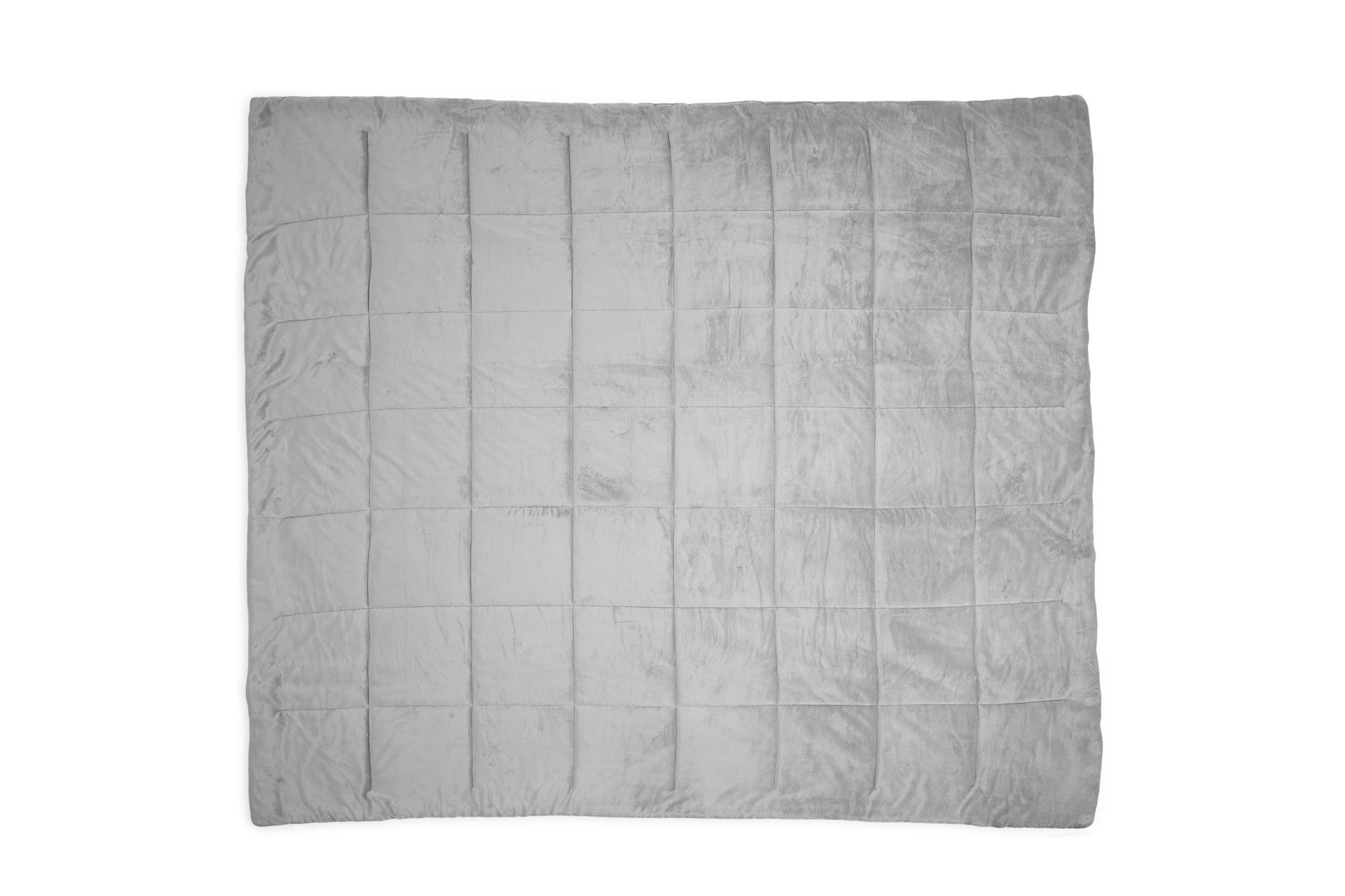 SleepMed 2-zijdige luxe sherpa deken - Lichtgrijs - 200 x 200 cm