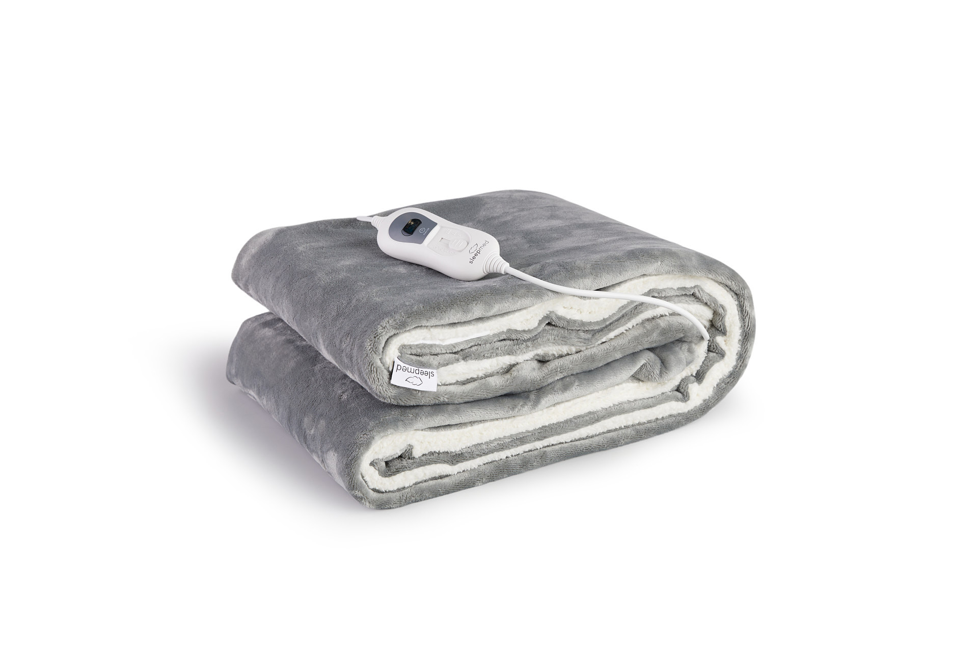 Sleepmed Elektrische knuffeldeken - Lichtgrijs