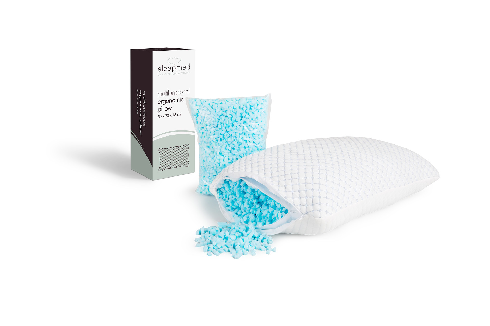 Multifunctioneel ergonomisch kussen (set van 2)