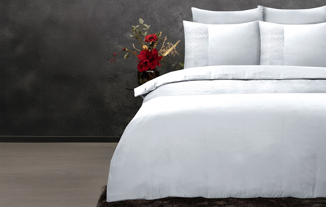 Housse de couette Sleeptime Berlin White 240x200/220 cm