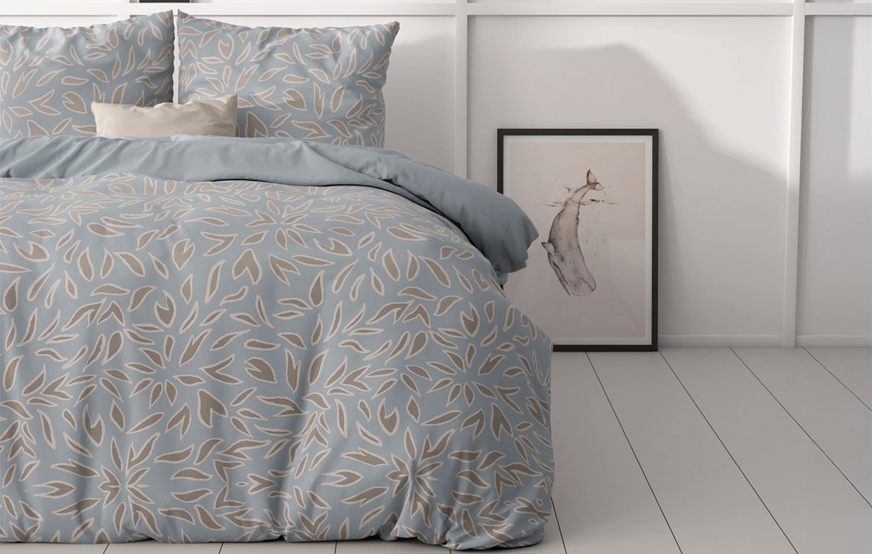 Sleeptime Classy Belia Blue Dekbedovertrek – 240x200/220 cm