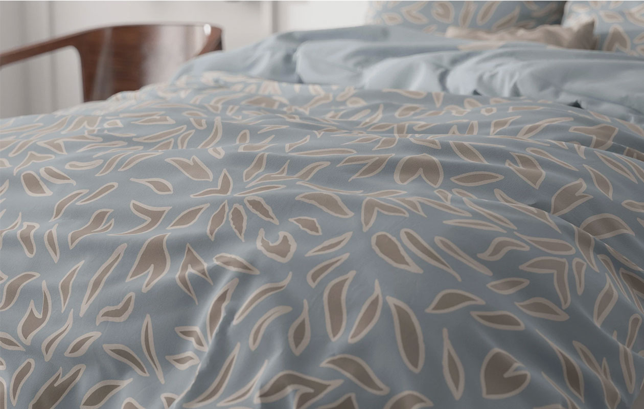 Sleeptime Classy Belia Blue Dekbedovertrek – 240x200/220 cm