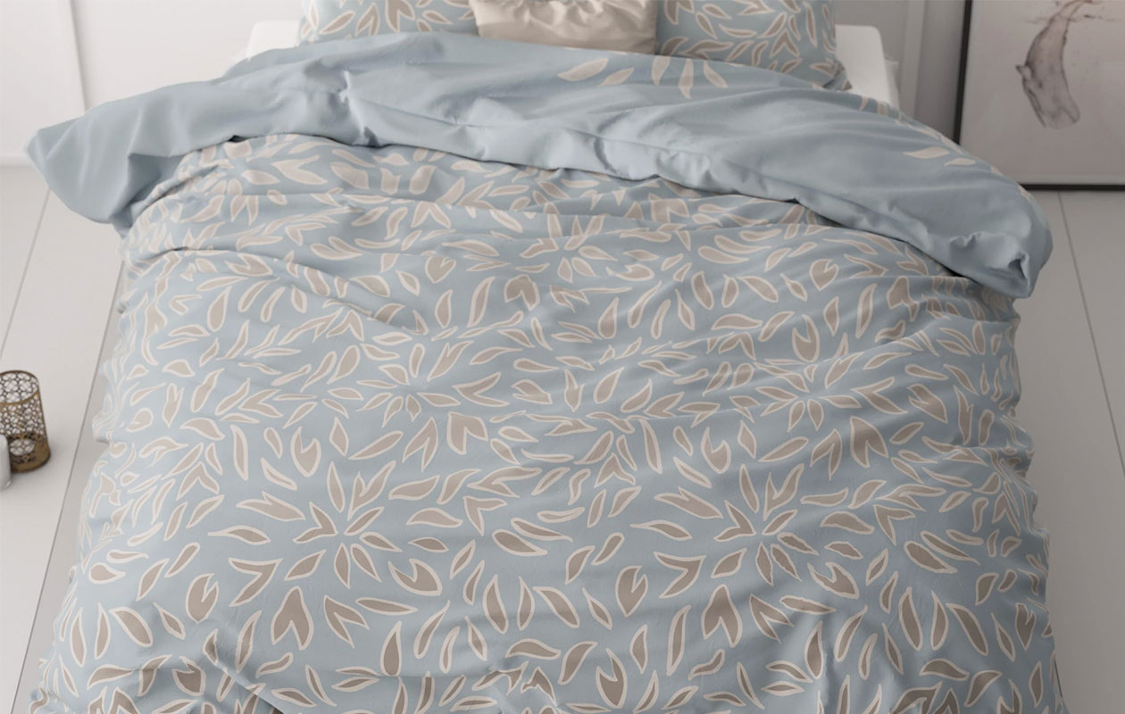 Sleeptime Classy Belia Blue Dekbedovertrek – 240x200/220 cm