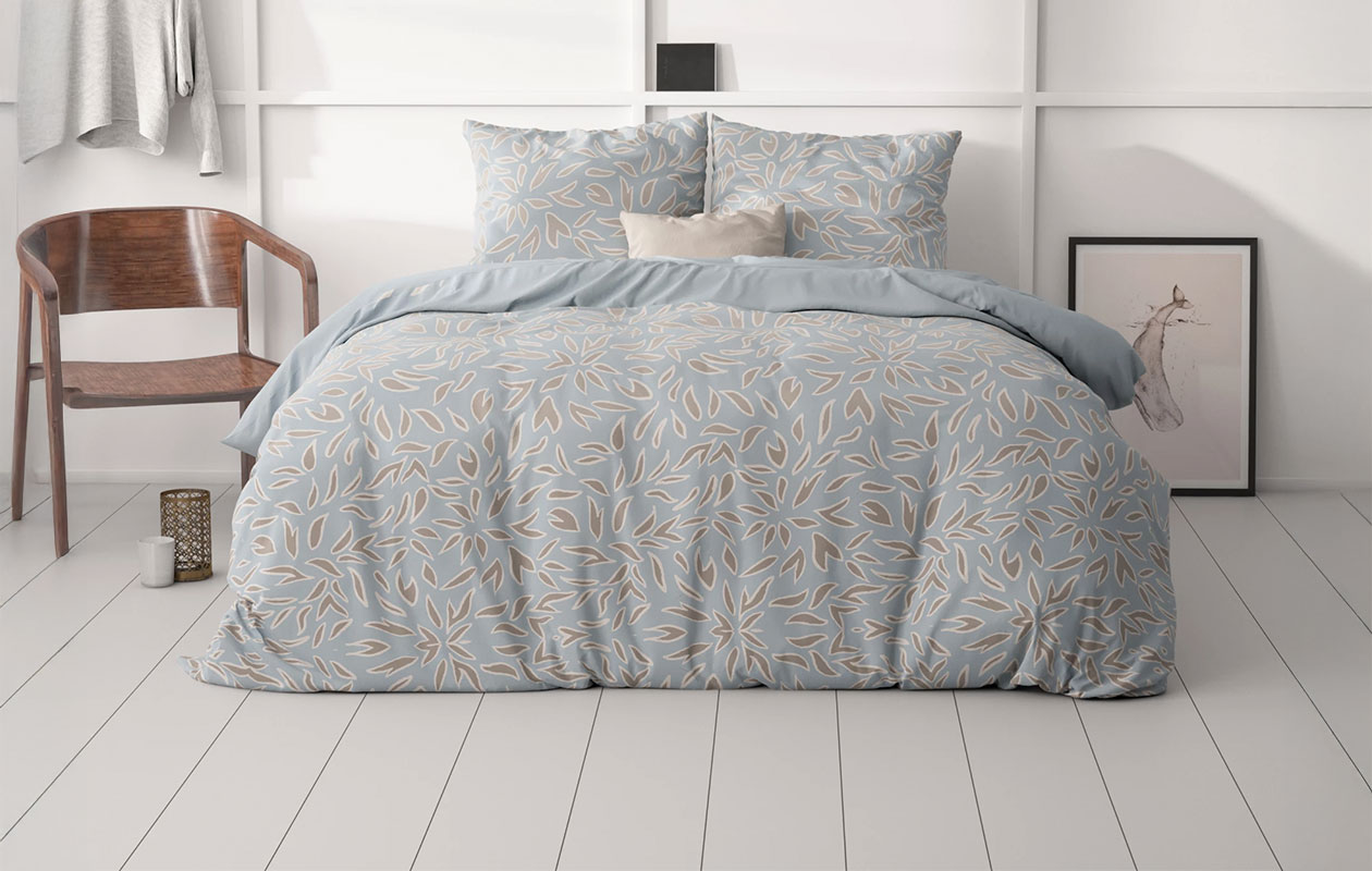 Sleeptime Classy Belia Blue Dekbedovertrek – 240x200/220 cm