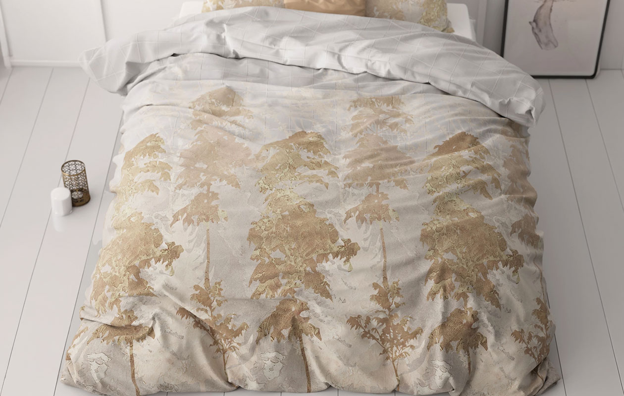 Housse de couette Sleeptime Classy Or