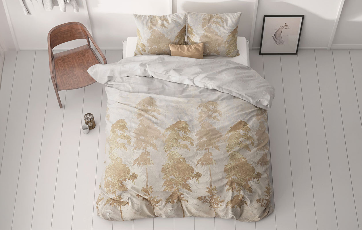 Housse de couette Sleeptime Classy Or