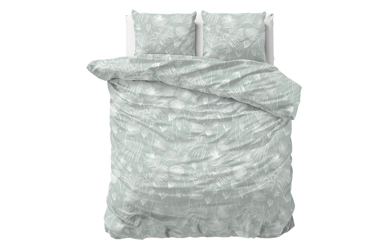 Sleeptime Classy Delight Groen Dekbedovertrek – 240x200/220 cm