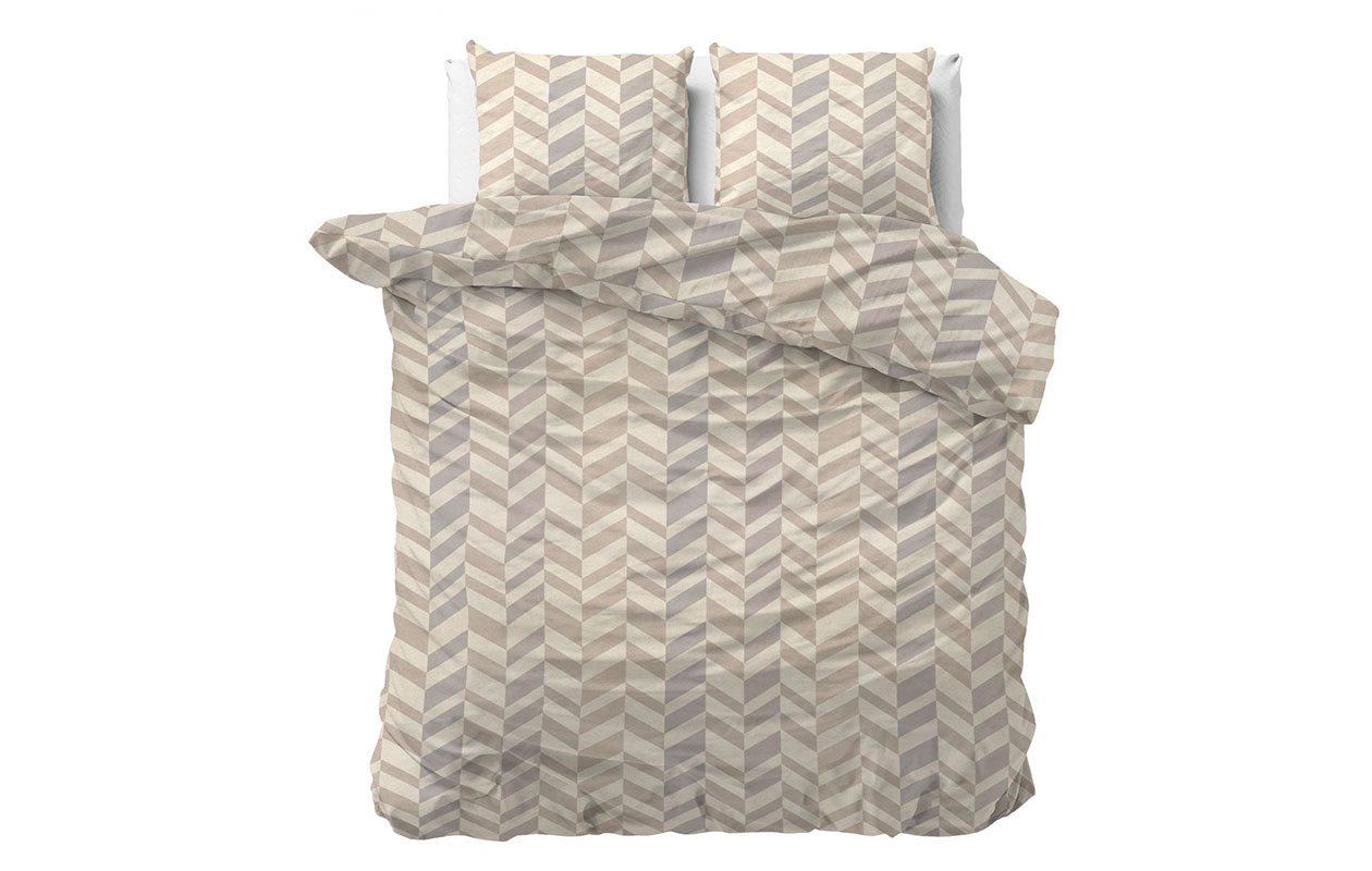 Sleeptime Classy Karel Sand Dekbedovertrek – 240x200/220 cm