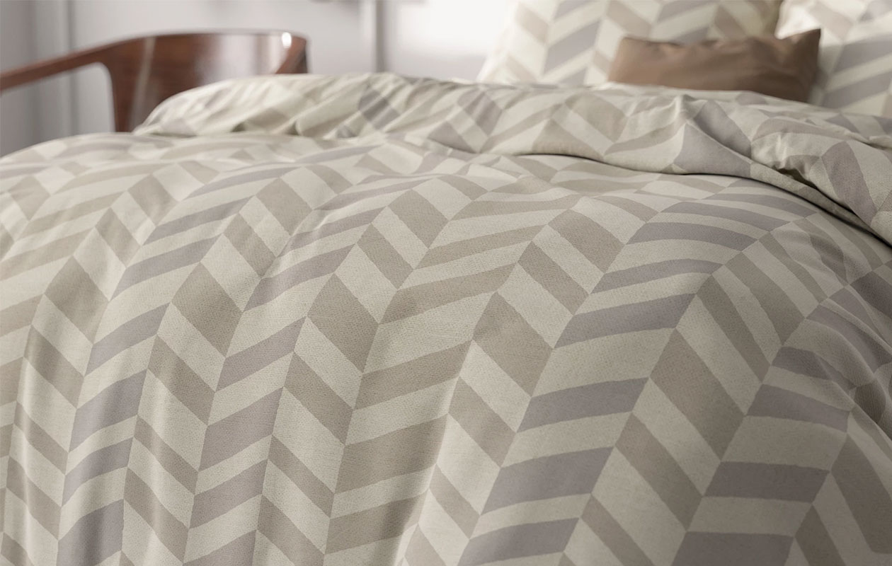 Sleeptime Classy Karel Sand Dekbedovertrek – 240x200/220 cm