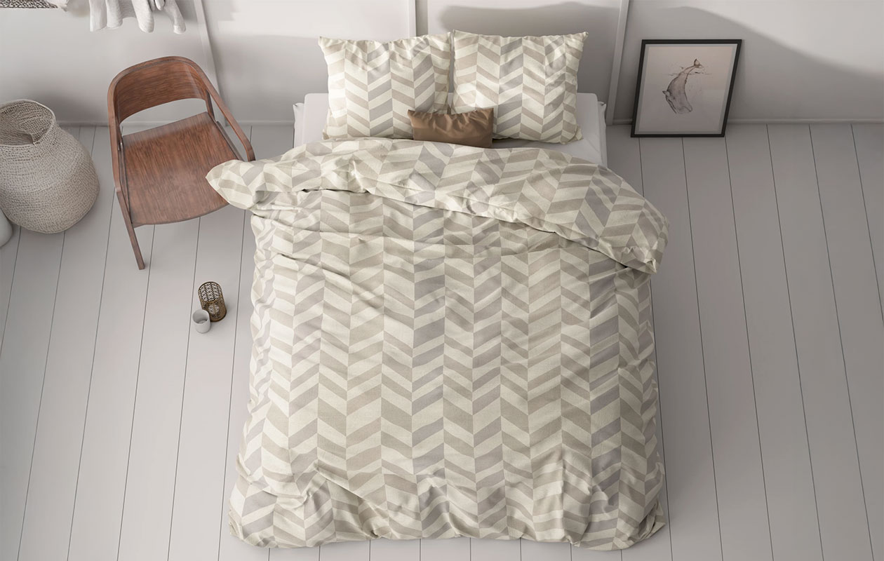 Sleeptime Classy Karel Sand Dekbedovertrek – 240x200/220 cm