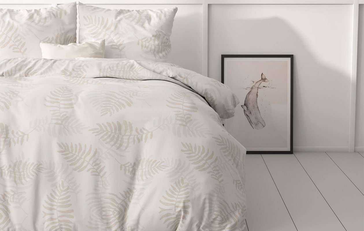 Housse de couette Sleeptime Classy Luxe - Blanc