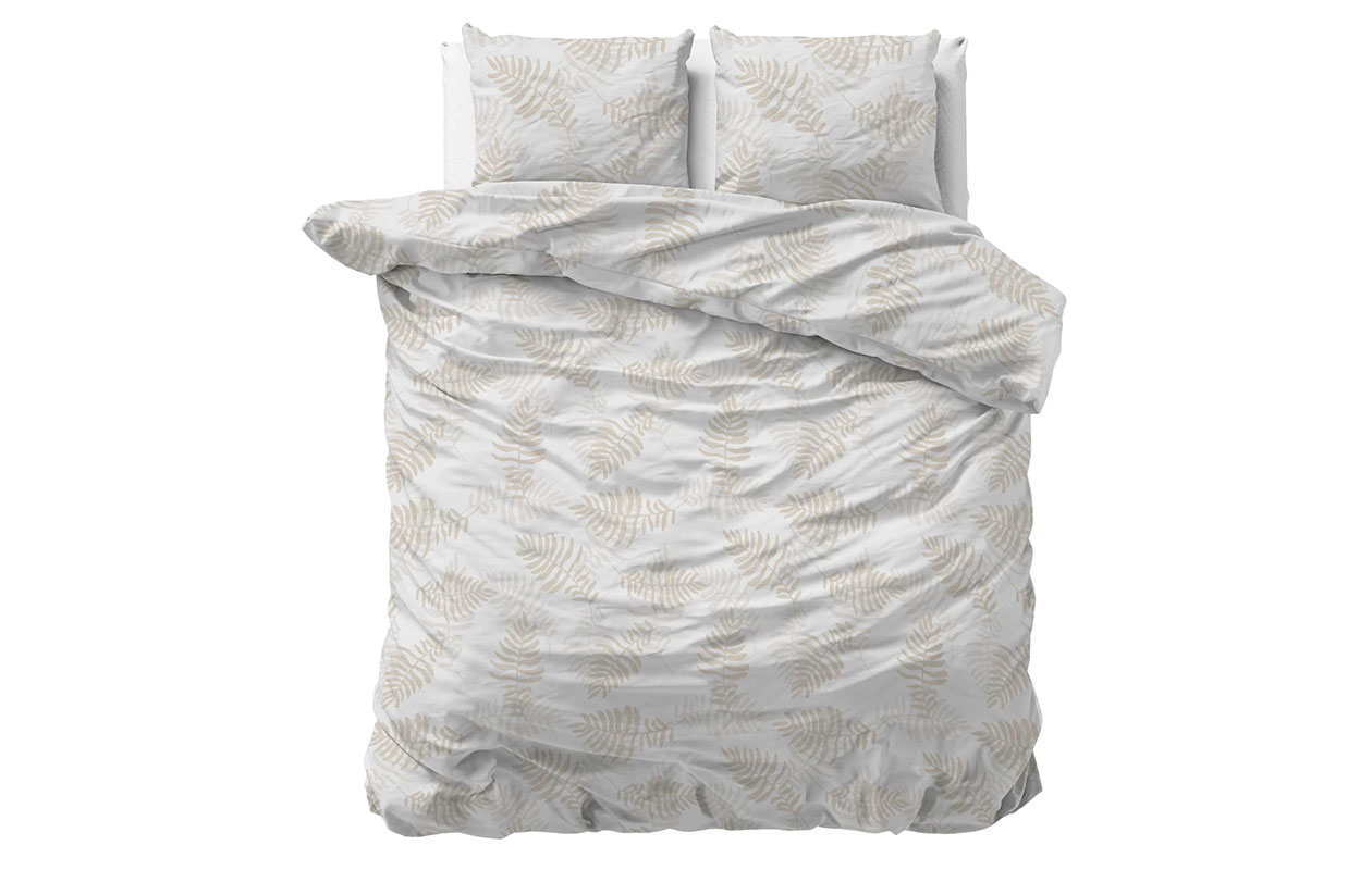 Housse de couette Sleeptime Classy Luxe - Blanc