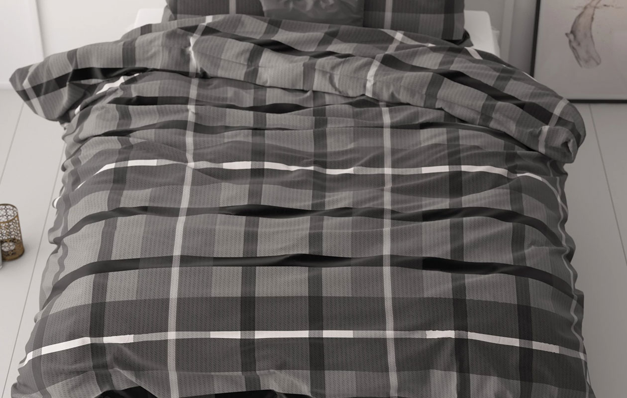 Sleeptime Classy Vintage Check Dekbedovertrek – 240x200/220 cm
