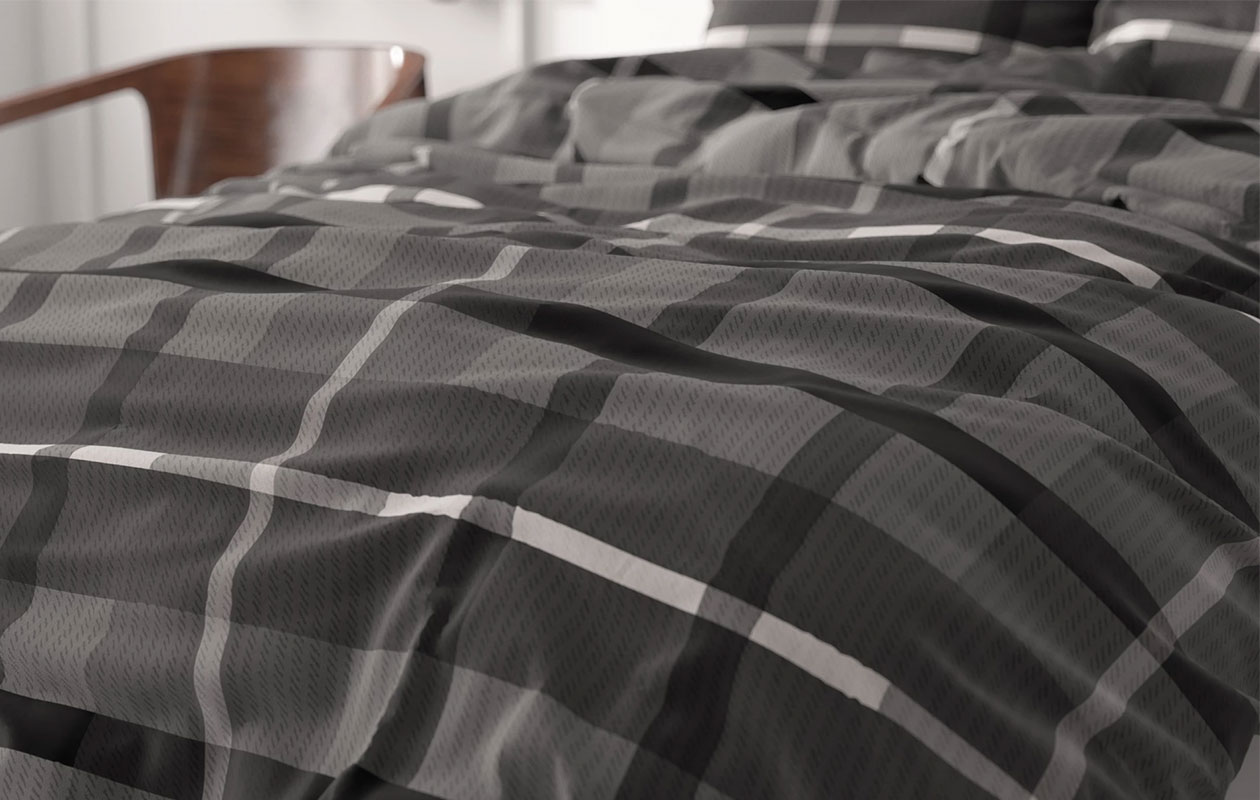 Sleeptime Classy Vintage Check Dekbedovertrek – 240x200/220 cm