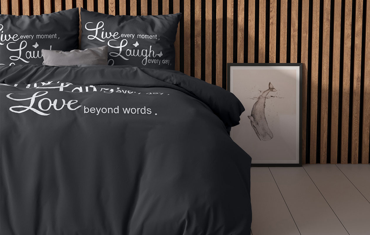 Sleeptime Dekbedovertrek Live, Laugh and Love - (240x220/200)