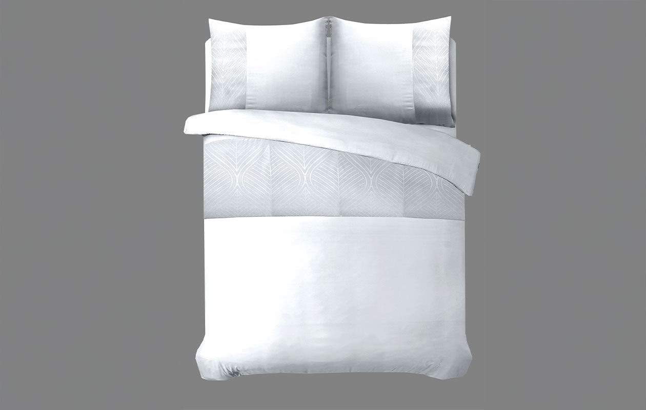 Housse de couette Sleeptime Berlin White 240x200/220 cm