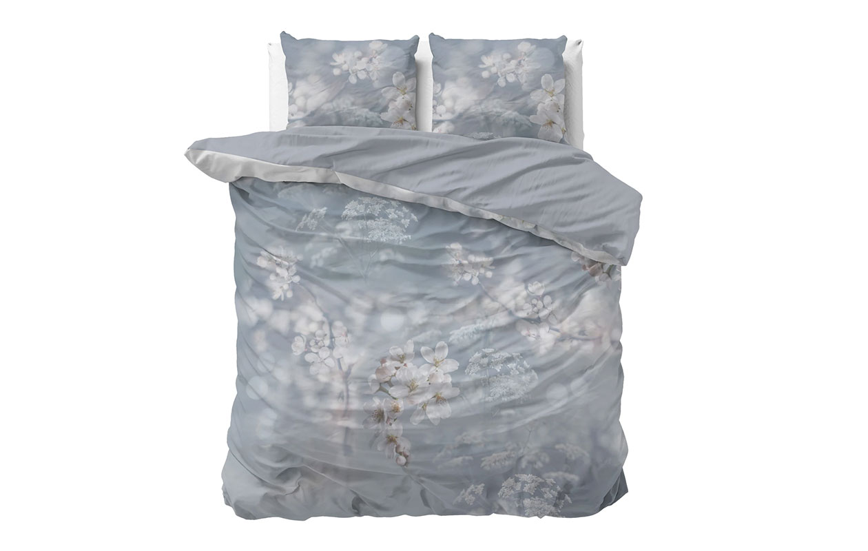 Sleeptime Essentials Frost Nature Blue Dekbedovertrek – 240x200/220 cm