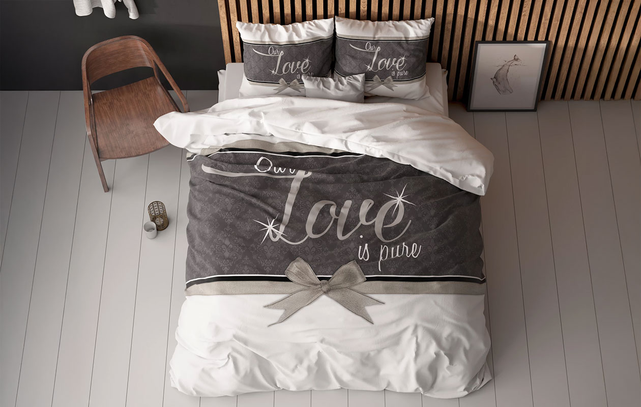 Sleeptime Essentials Pure Love White Dekbedovertrek – 240x200/220 cm