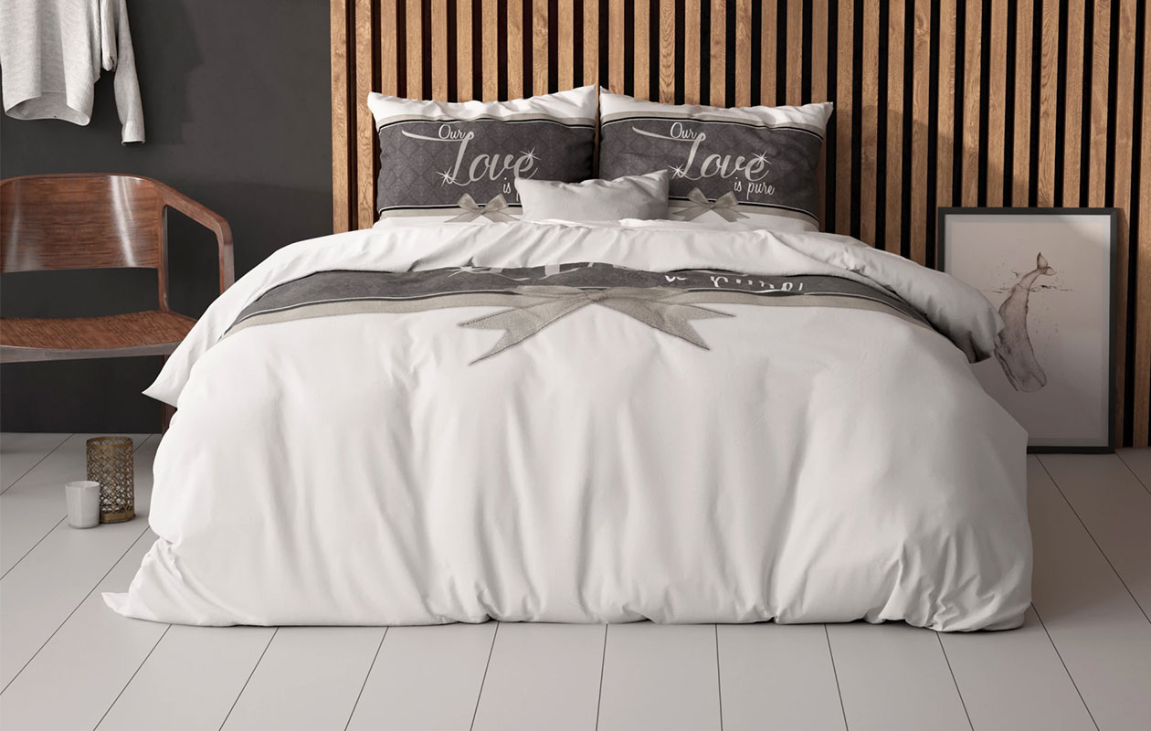 Sleeptime Essentials Pure Love White Dekbedovertrek – 240x200/220 cm