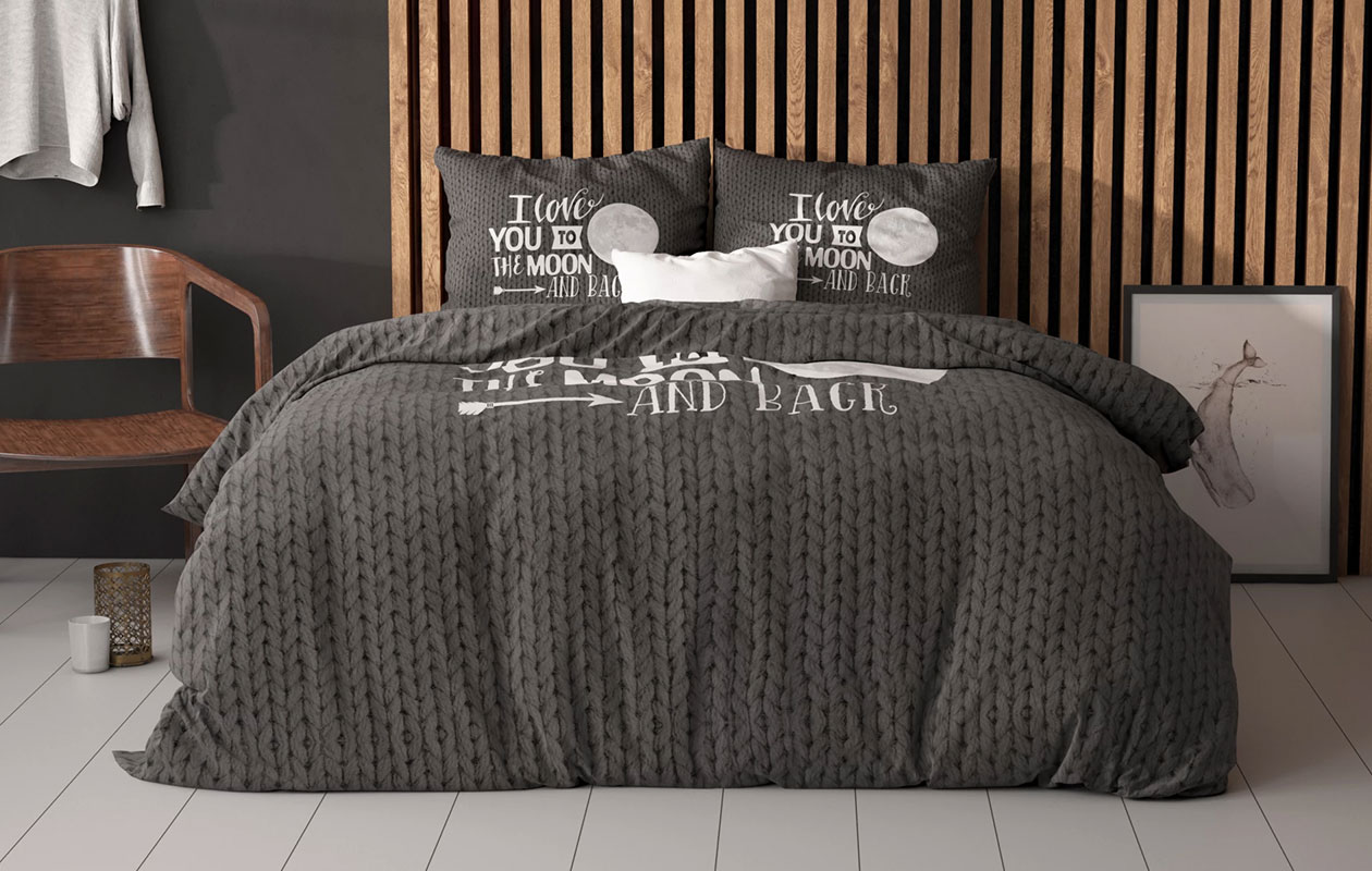 Sleeptime dekbedovertrek essentials Moon and Back 240x200/220 cm