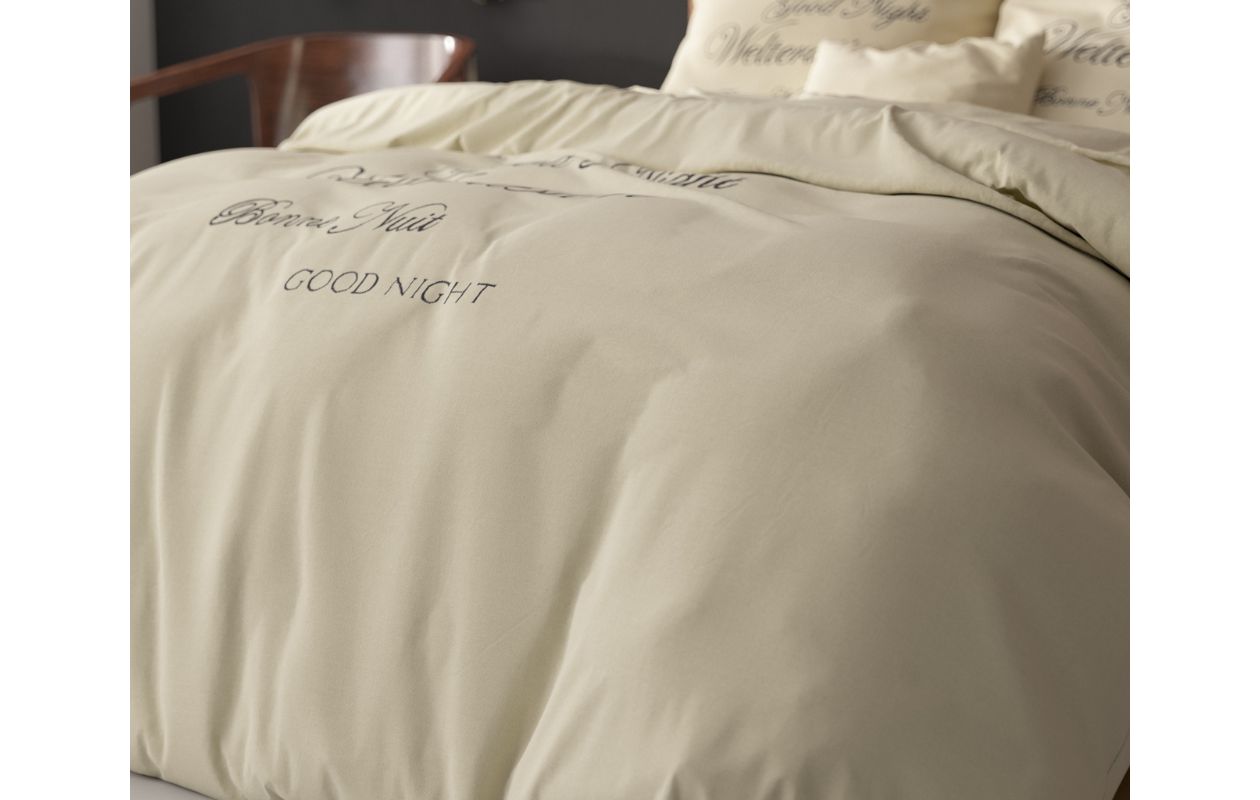 Sleeptime Welterusten Dekbedovertrekset Creme 240 x 200/220