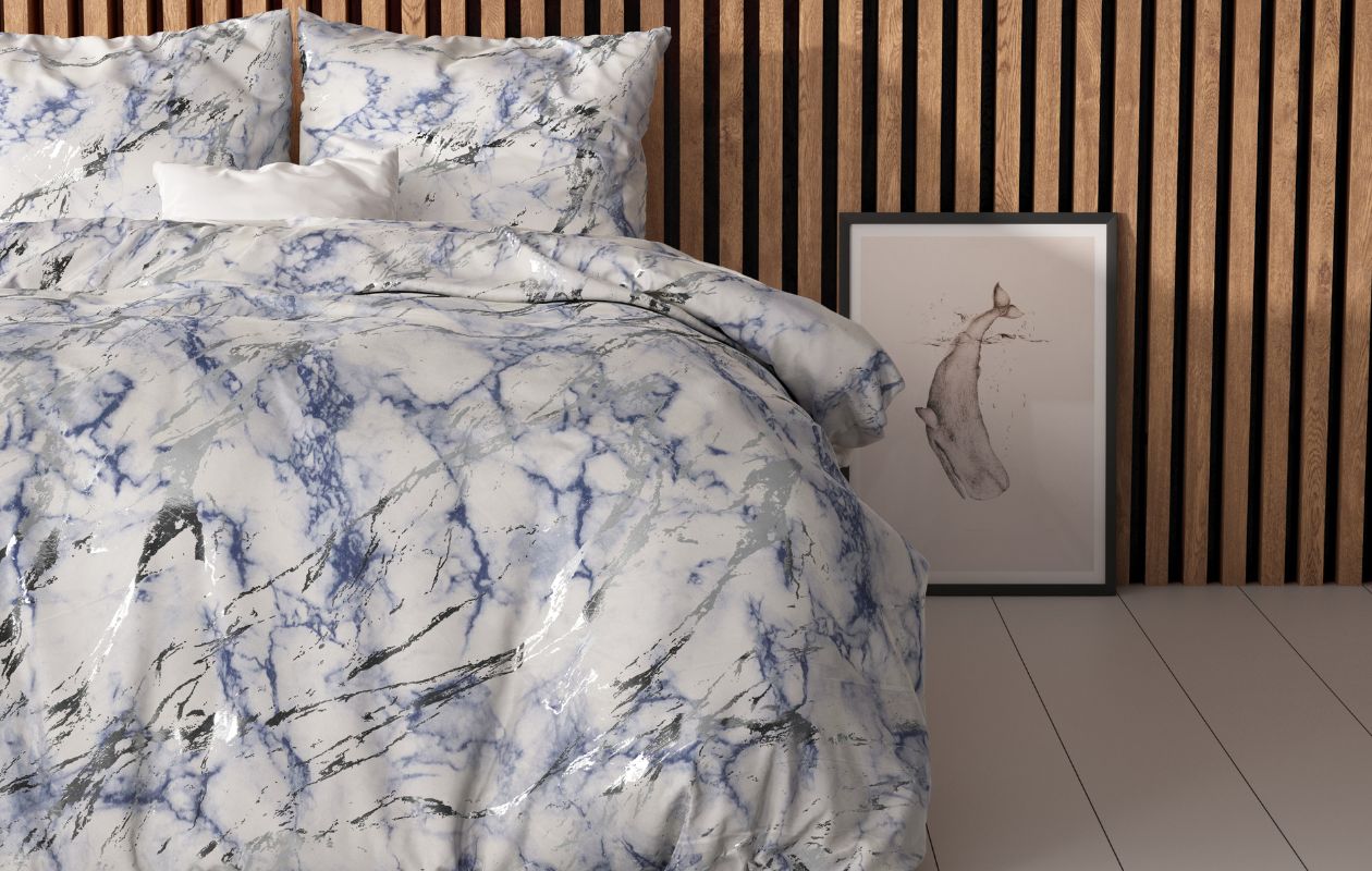 Sleeptime Glamour Ocean Blauw 240 x 220 cm