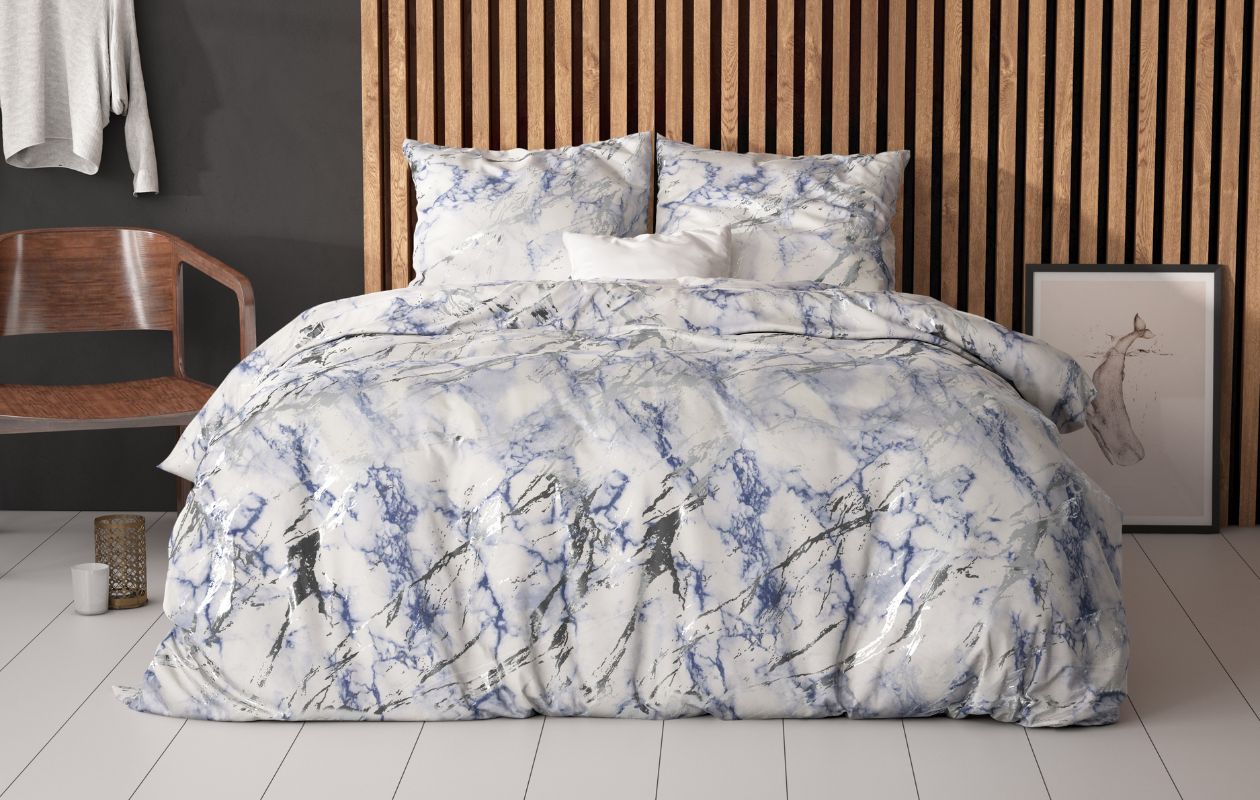 Sleeptime Glamour Ocean Blauw 240 x 220 cm