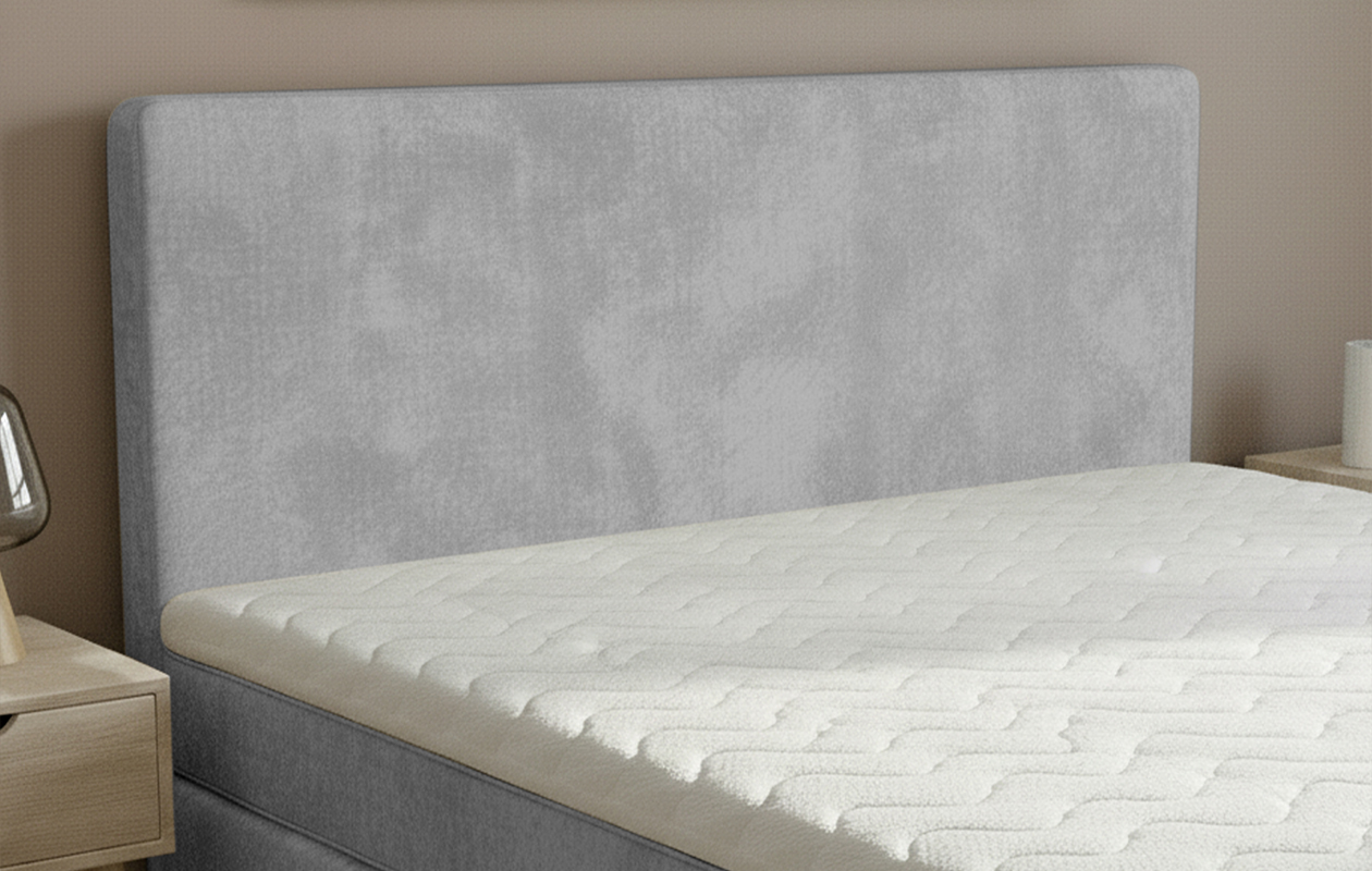 Boxspring Zydante® 2 personnes 180x200 cm - Velours - Argent