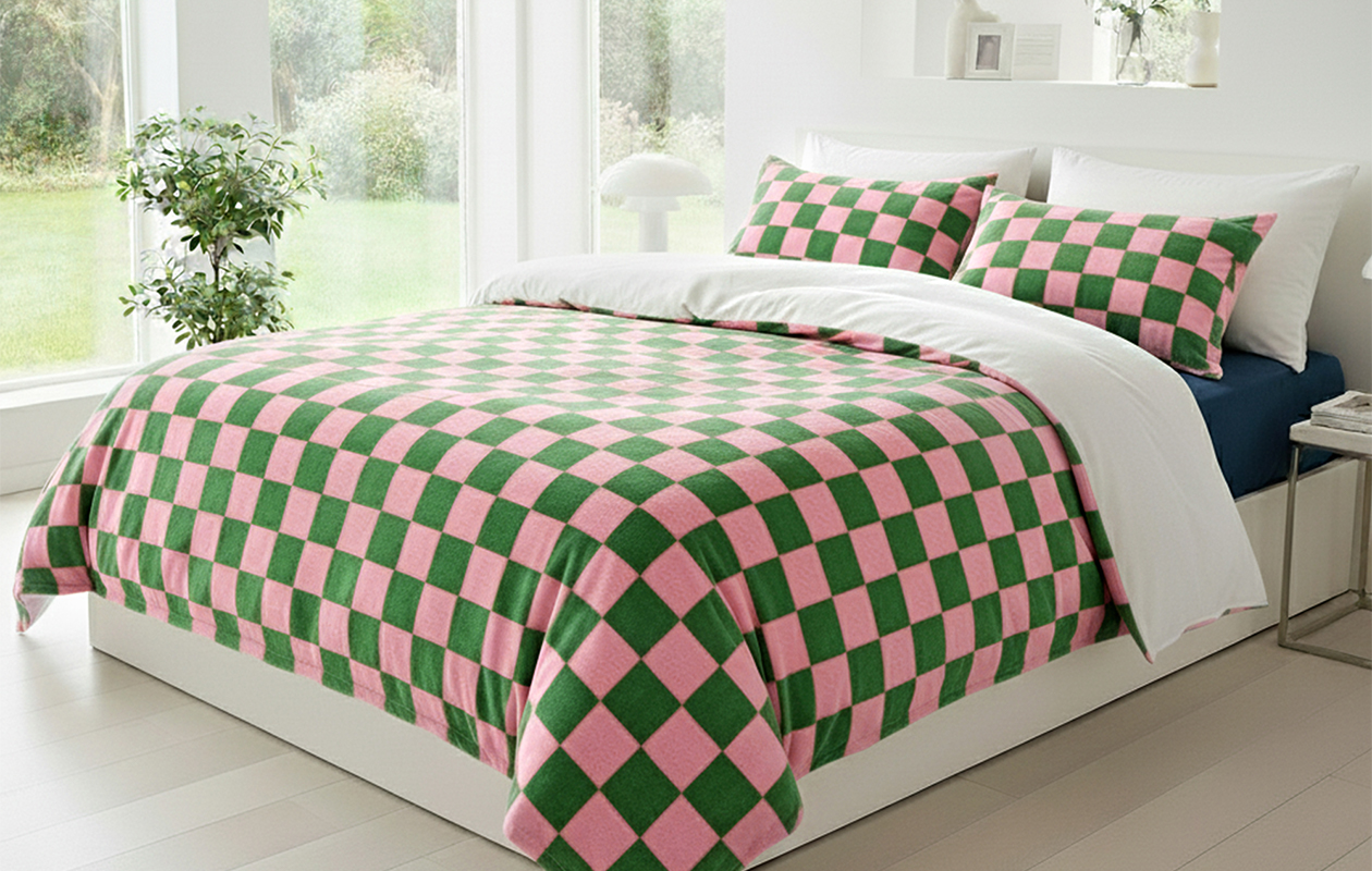 Zydante® Dekbedovertrekset Chess (240x200/220) + 2 kussenslopen