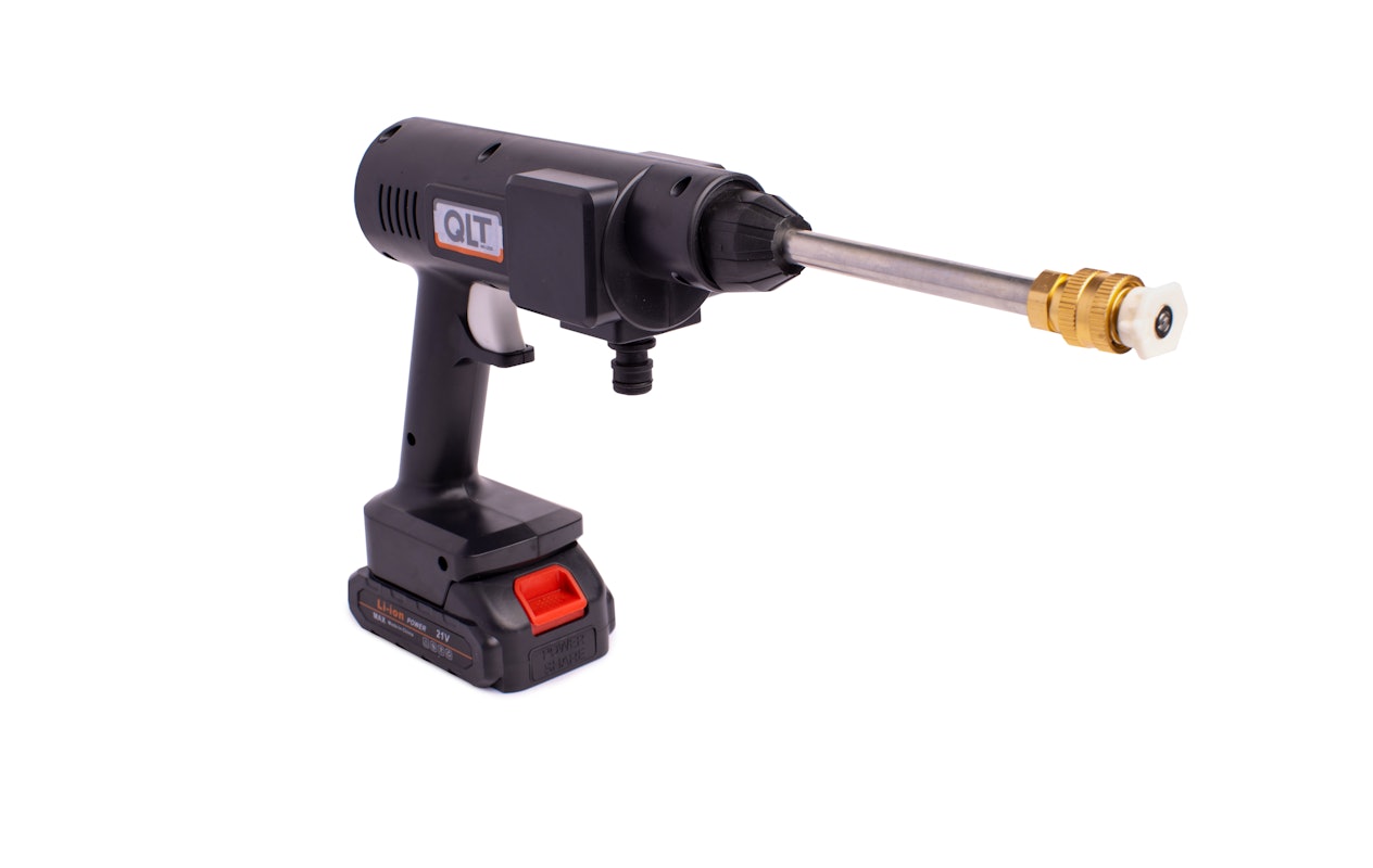 Snoerloze hogedrukreiniger van QLT (10 bar)