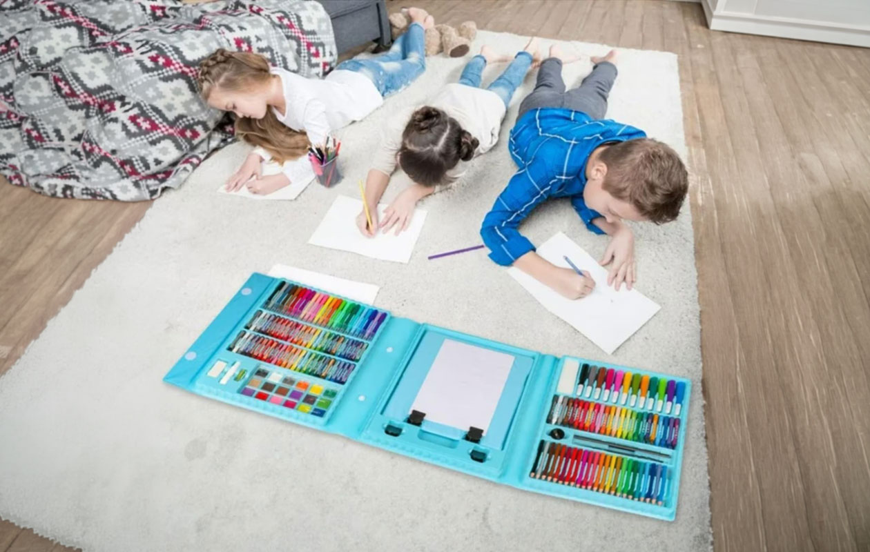 Artimaster 208-delige kunstset met pop-up ezel