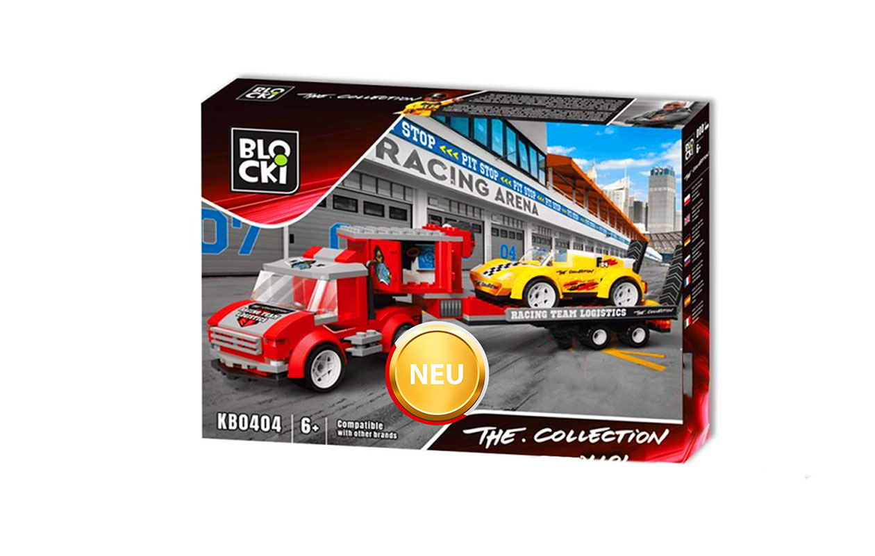 Ensemble de blocs de construction Blocki - Transporteur de voitures