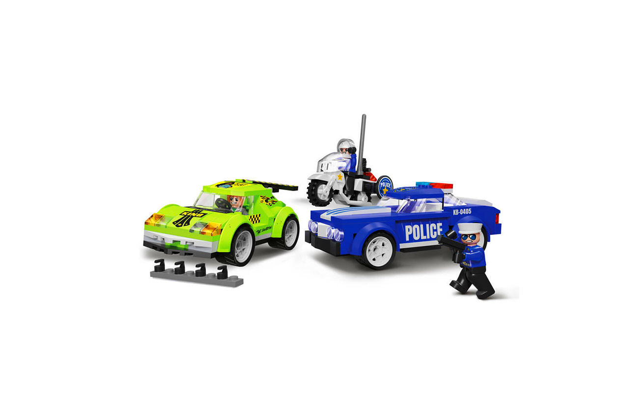 Blocki Bouwblokken-set – City Racing