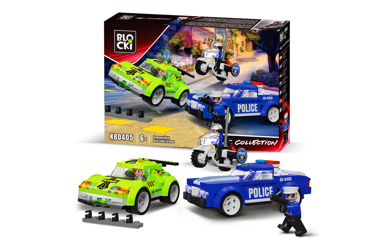 Blocki Bouwblokken-set – City Racing