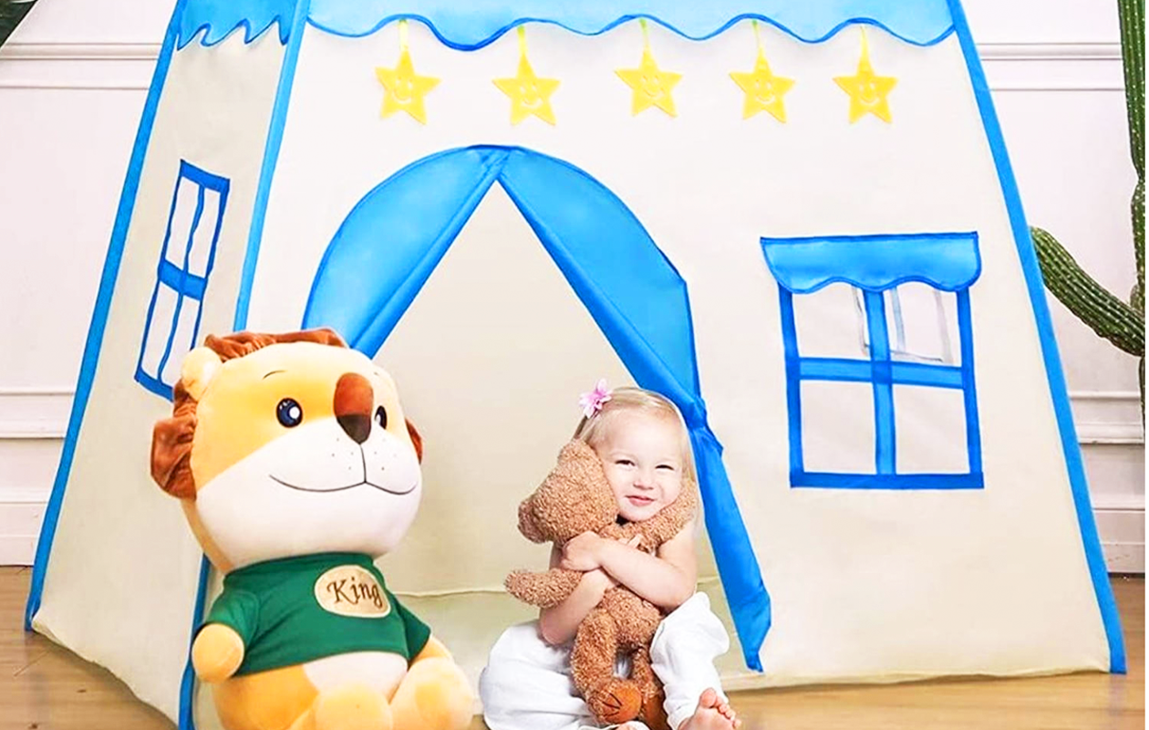 Ruime speeltent voor binnen en buiten