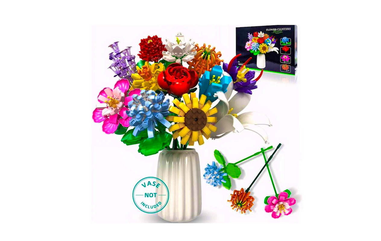 Bouquet de blocs de construction