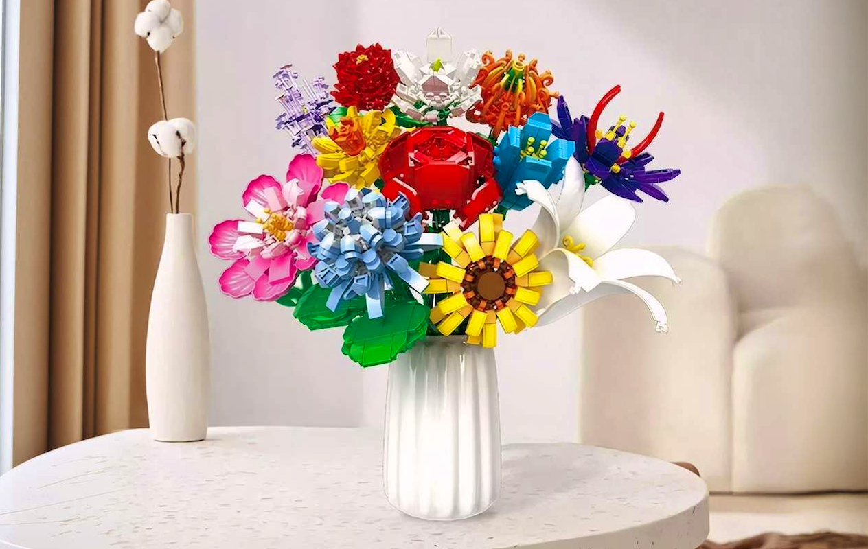 Bouquet de blocs de construction