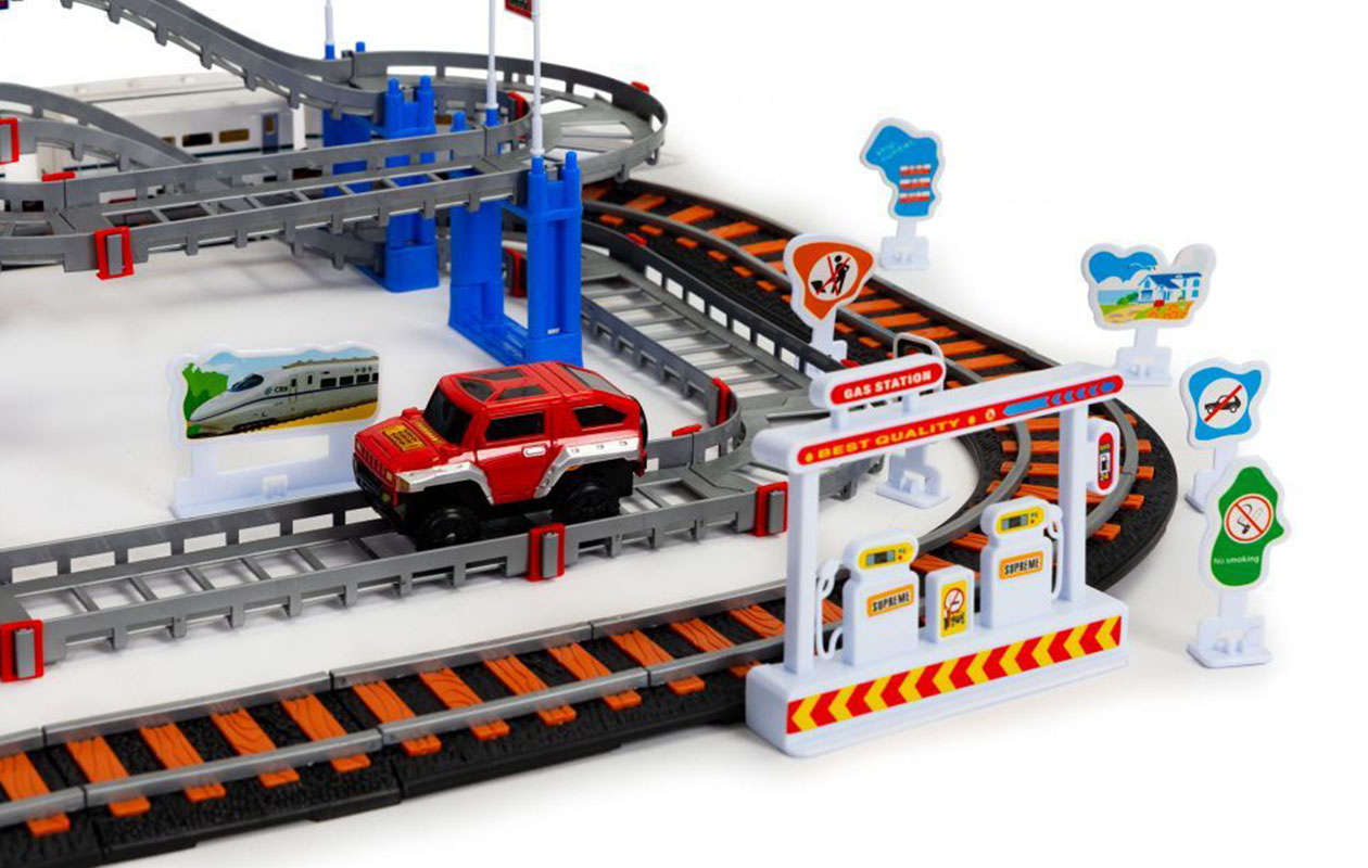 City Racebaan op Batterijen – 108-delig