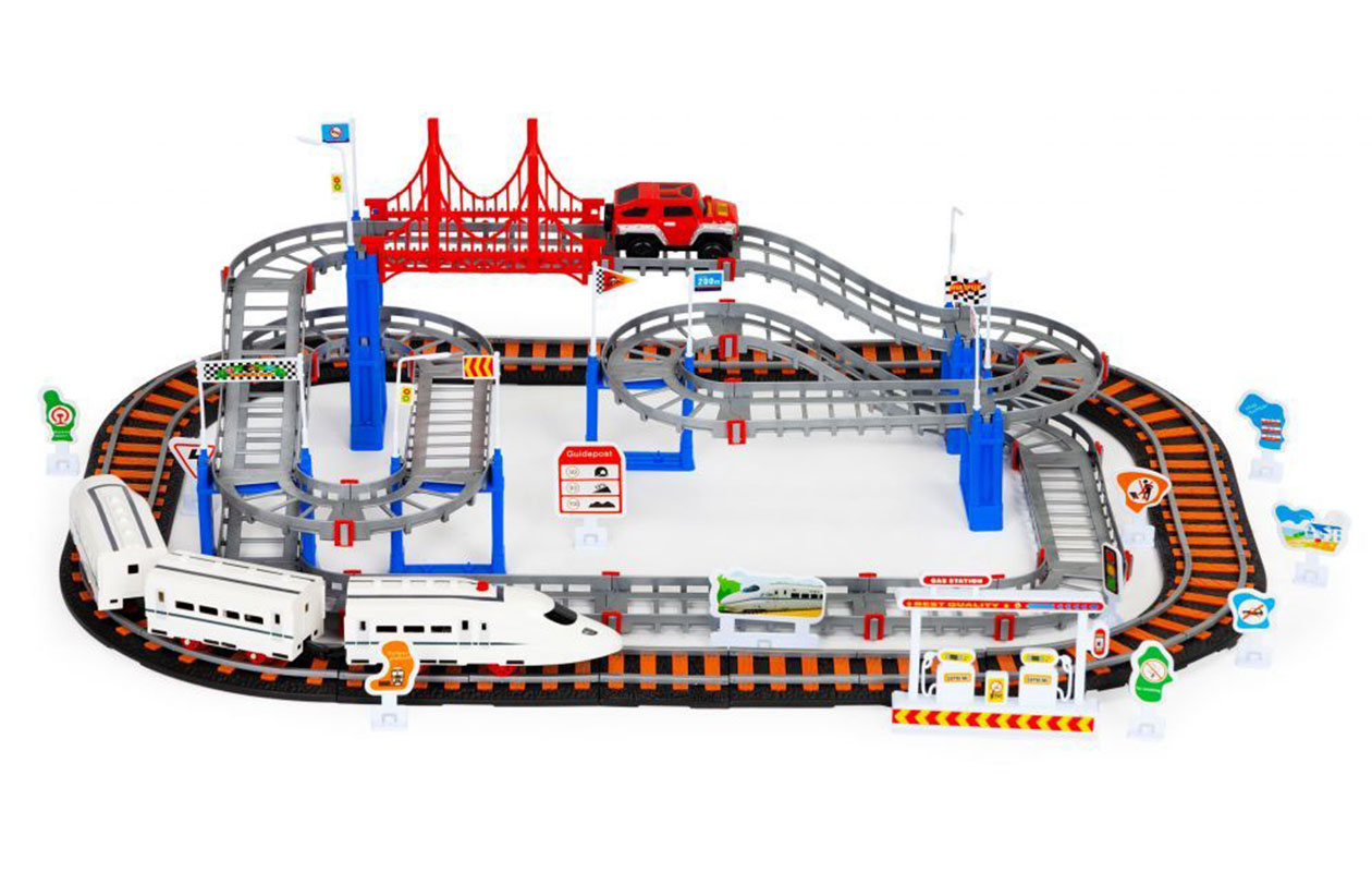 City Racebaan op Batterijen – 108-delig