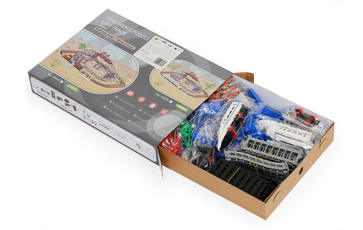 City Racebaan op Batterijen – 108-delig