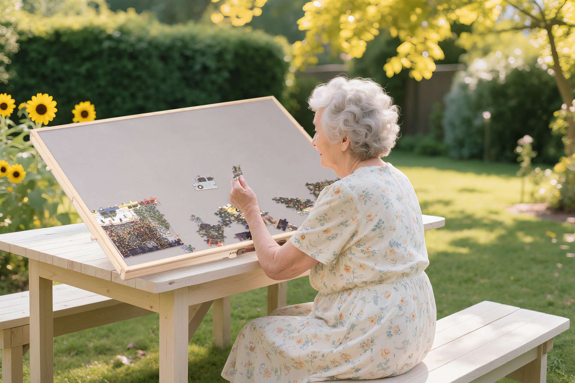 Feel Home Puzzelbord Luxury met opbergsysteem - 4 lades