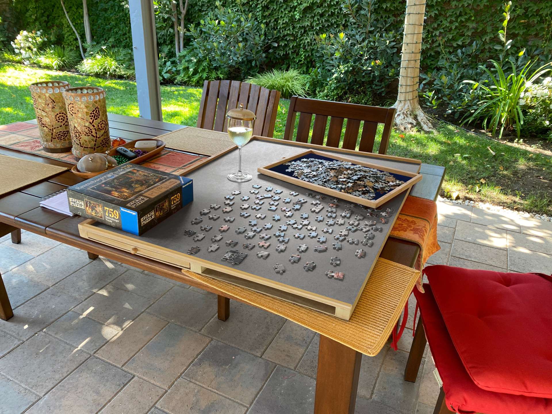 Feel Home Puzzelbord Luxury met opbergsysteem - 4 lades